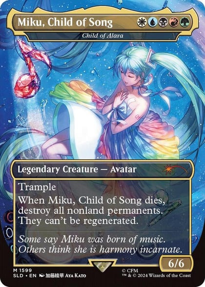 Miku, Child of Song - Child of Alara, Secret Lair Drop Series 1599
