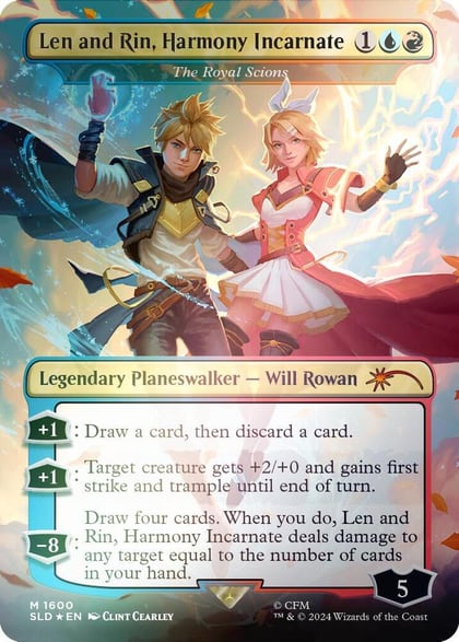Len and Rin, Harmony Incarnate - The Royal Scions (Rainbow Foil), Secret Lair Drop Series 1600