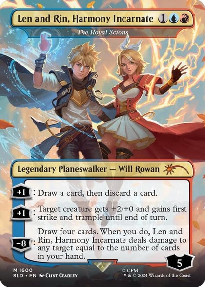 Len and Rin, Harmony Incarnate - The Royal Scions, Secret Lair Drop Series 1600
