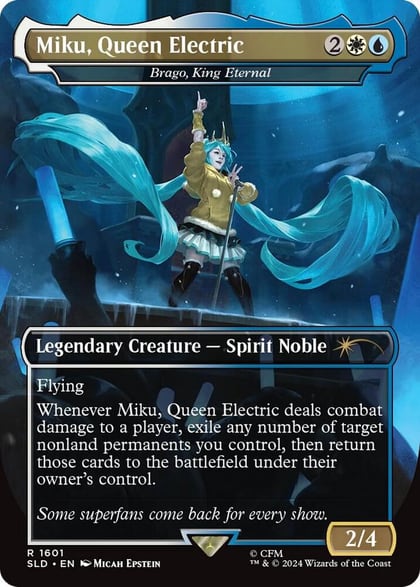Miku, Queen Electric - Brago, King Eternal, Secret Lair Drop Series 1601