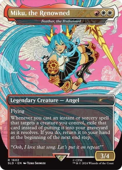 Miku, the Renowned - Feather, the Redeemed, Secret Lair Drop Series 1602