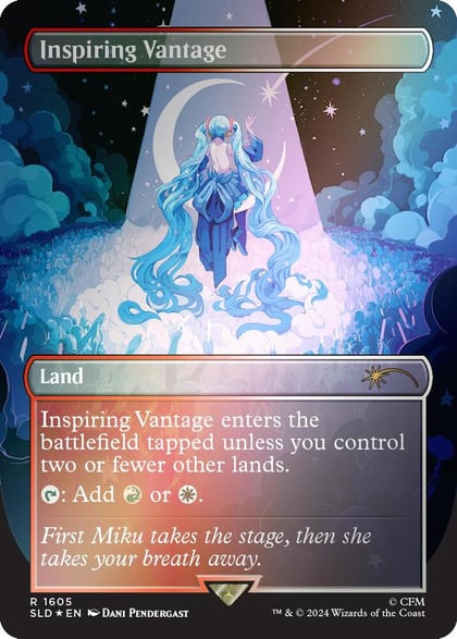 Inspiring Vantage (1605) (Rainbow Foil), Secret Lair Drop Series 1605