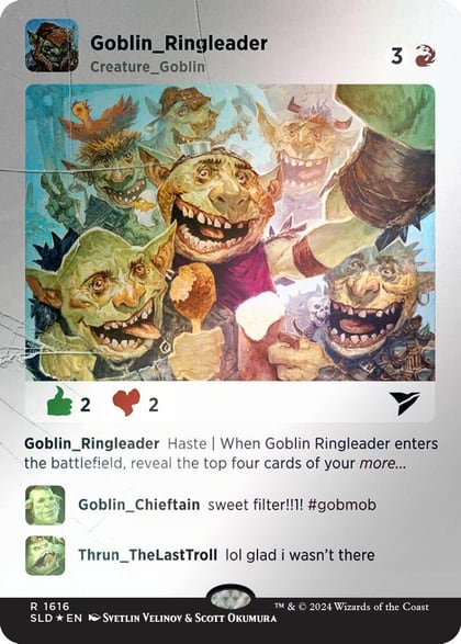 Goblin Ringleader (Rainbow Foil), Secret Lair Drop Series 1616