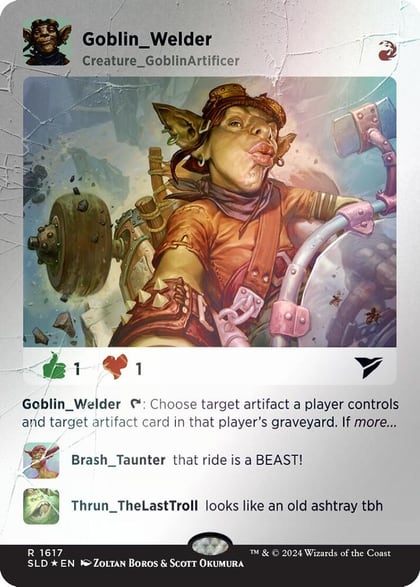 Goblin Welder (Rainbow Foil), Secret Lair Drop Series 1617
