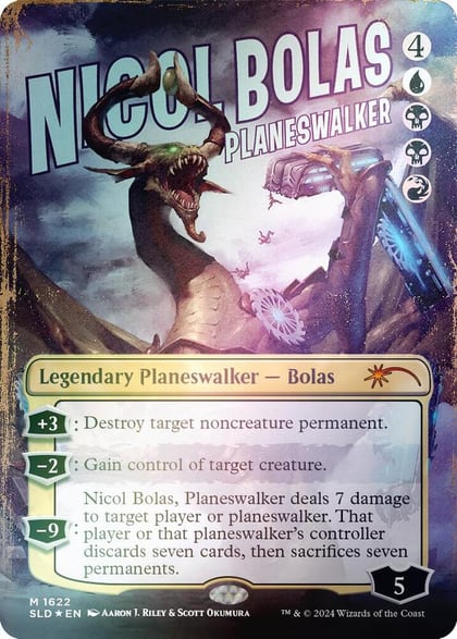Nicol Bolas, Planeswalker (Rainbow Foil), Secret Lair Drop Series 1622