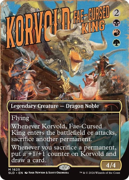 Korvold, Fae-Cursed King, Secret Lair Drop Series 1625