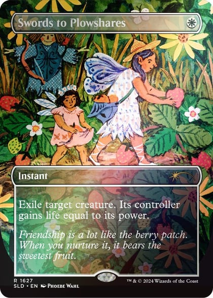 Swords to Plowshares (1627) (Rainbow Foil), Secret Lair Drop Series 1627