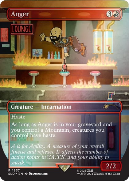 Anger (1637) (Rainbow Foil), Secret Lair Drop Series 1637