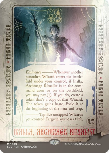 Inalla, Archmage Ritualist (Rainbow Foil), Secret Lair Drop Series 1639