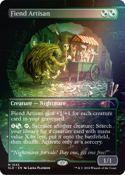 Fiend Artisan (Rainbow Foil), Secret Lair Drop Series 1645