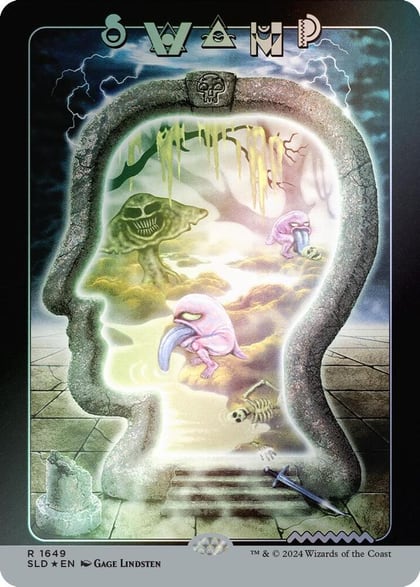 Swamp (1649) (Rainbow Foil), Secret Lair Drop Series 1649