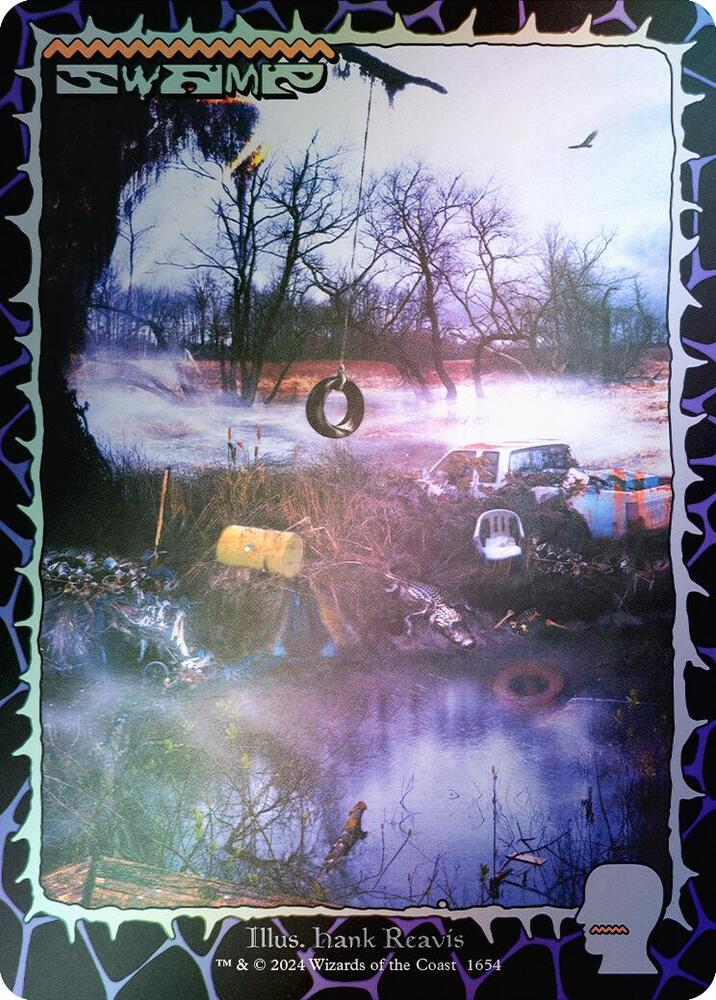 Swamp (1654) (Rainbow Foil), Secret Lair Drop Series 1654