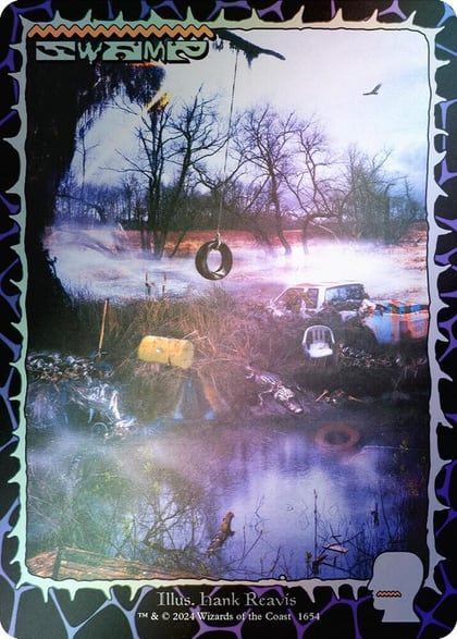 Swamp (1654) (Rainbow Foil), Secret Lair Drop Series 1654