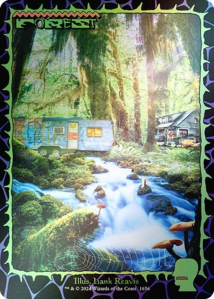 Forest (1656) (Rainbow Foil), Secret Lair Drop Series 1656