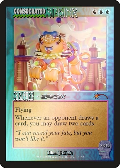 Consecrated Sphinx (1657) (Rainbow Foil), Secret Lair Drop Series 1657