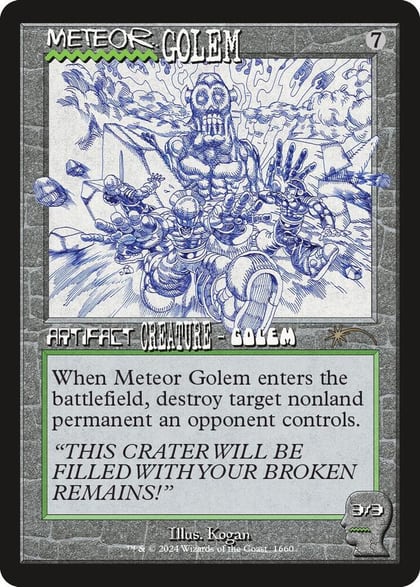 Meteor Golem (1660), Secret Lair Drop Series 1660