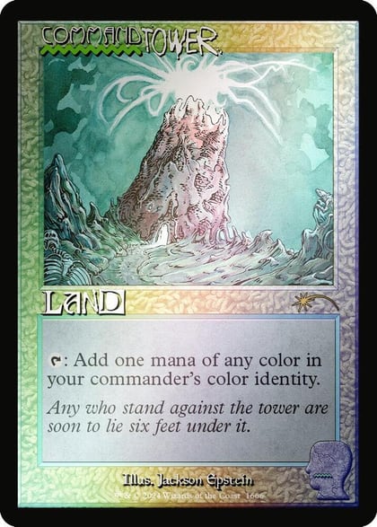 Command Tower (1666) (Rainbow Foil), Secret Lair Drop Series 1666