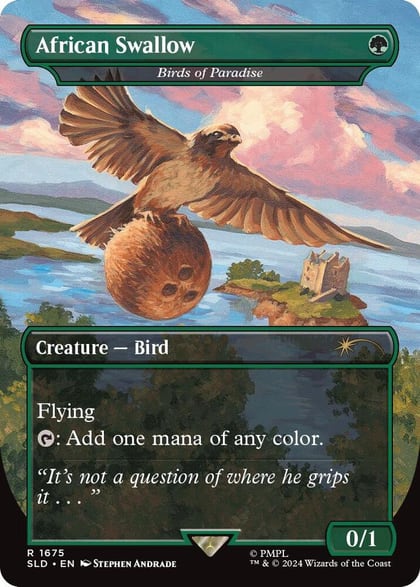 African Swallow - Birds of Paradise, Secret Lair Drop Series 1675