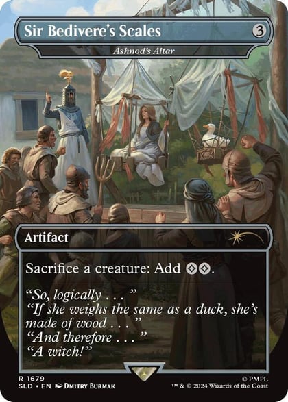 Sir Bedivere's Scales - Ashnod's Altar, Secret Lair Drop Series 1679