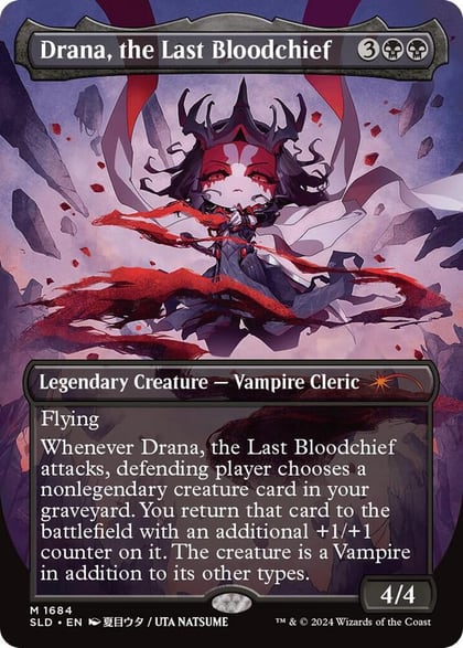 Drana, the Last Bloodchief (Rainbow Foil), Secret Lair Drop Series 1684