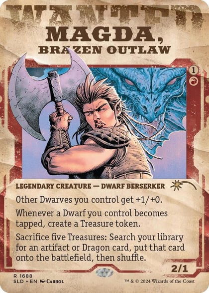 Magda, Brazen Outlaw, Secret Lair Drop Series 1688