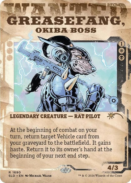 Greasefang, Okiba Boss, Secret Lair Drop Series 1690
