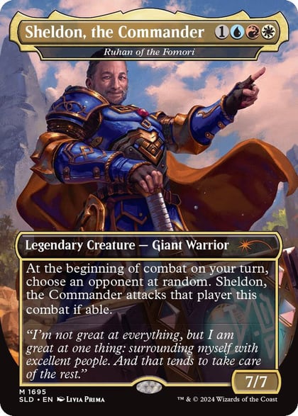 Sheldon, the Commander - Ruhan of the Fomori, Secret Lair Drop Series 1695