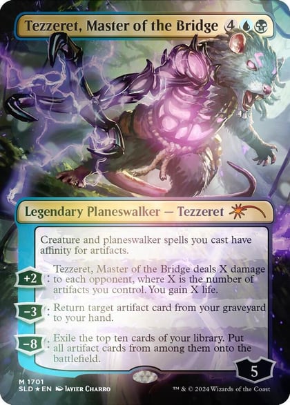 Tezzeret, Master of the Bridge (Rainbow Foil), Secret Lair Drop Series 1701