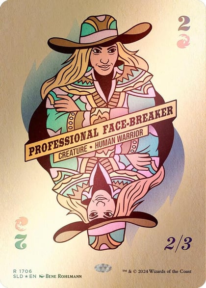 Professional Face-Breaker (Rainbow Foil), Secret Lair Drop Series 1706