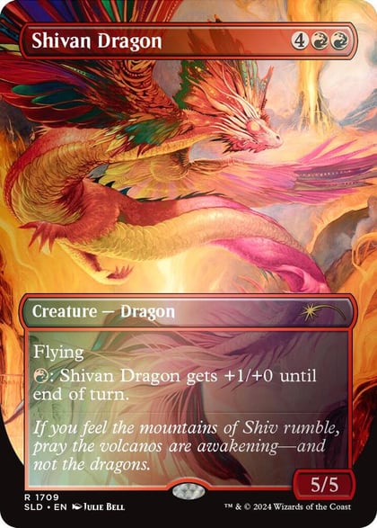 Shivan Dragon (Rainbow Foil), Secret Lair Drop Series 1709
