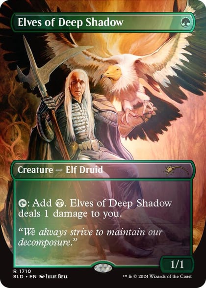 Elves of Deep Shadow (Rainbow Foil), Secret Lair Drop Series 1710