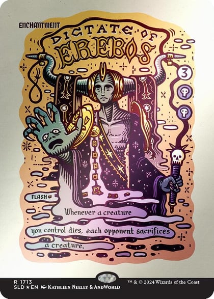 Dictate of Erebos (Rainbow Foil), Secret Lair Drop Series 1713