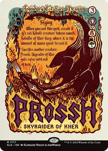 Prossh, Skyraider of Kher, Secret Lair Drop Series 1717