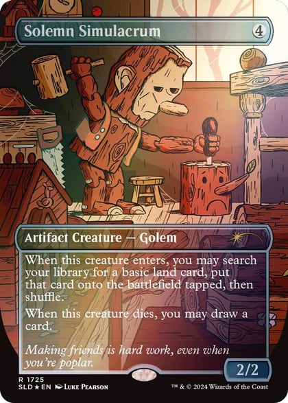 Solemn Simulacrum (1725) (Rainbow Foil), Secret Lair Drop Series 1725