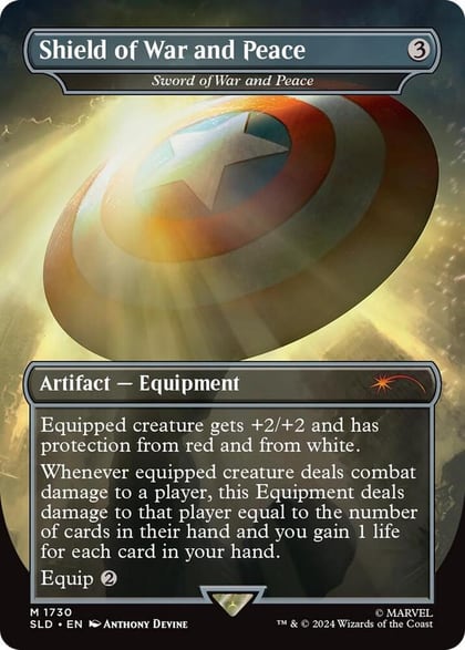 Shield of War and Peace - Sword of War and Peace, Secret Lair Drop Series 1730