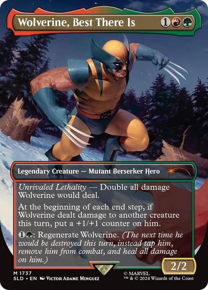 Wolverine, Best There Is (Rainbow Foil), Secret Lair Drop Series 1737