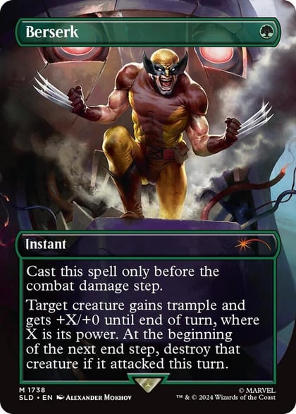 Berserk (1738) (Rainbow Foil), Secret Lair Drop Series 1738