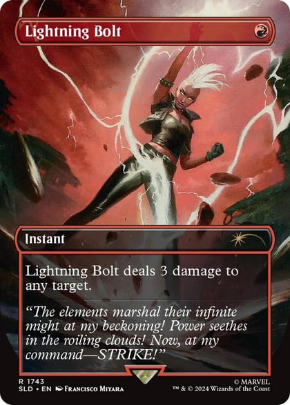 Lightning Bolt (1743) (Rainbow Foil), Secret Lair Drop Series 1743
