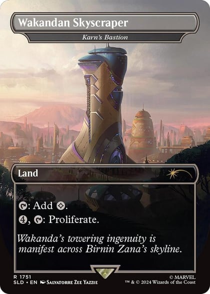 Wakandan Skyscraper - Karn's Bastion, Secret Lair Drop Series 1751
