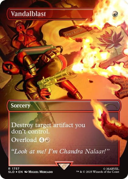 Vandalblast (1757) (Rainbow Foil), Secret Lair Drop Series 1757