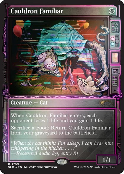 Cauldron Familiar (Rainbow Foil), Secret Lair Drop Series 1759