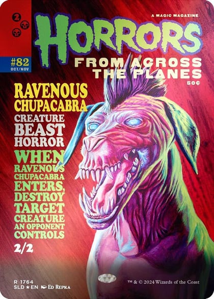 Ravenous Chupacabra (1764) (Rainbow Foil), Secret Lair Drop Series 1764