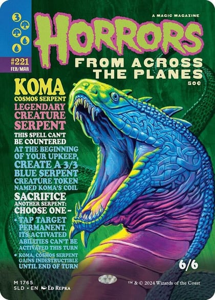 Koma, Cosmos Serpent, Secret Lair Drop Series 1765