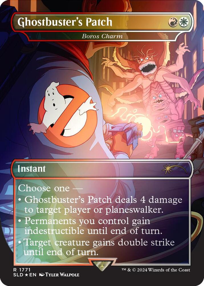Ghostbuster's Patch - Boros Charm (Rainbow Foil), Secret Lair Drop Series 1771