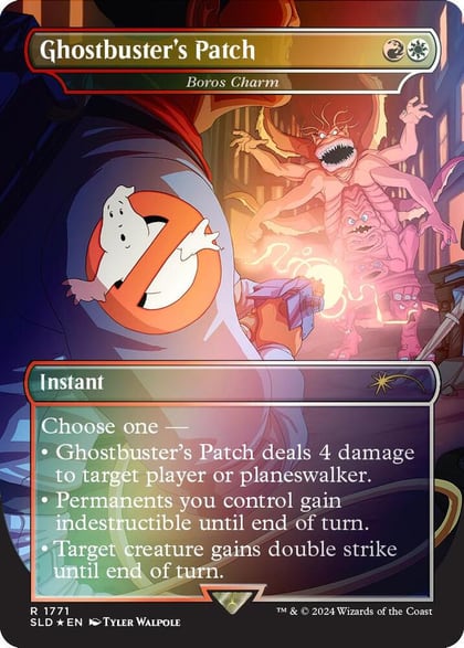 Ghostbuster's Patch - Boros Charm (Rainbow Foil), Secret Lair Drop Series 1771