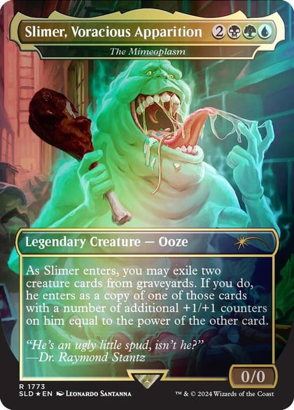 Slimer, Voracious Apparition - The Mimeoplasm (Rainbow Foil), Secret Lair Drop Series 1773