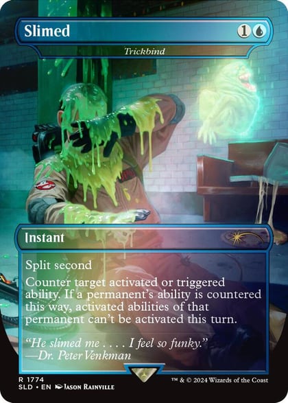 Slimed - Trickbind (Rainbow Foil), Secret Lair Drop Series 1774