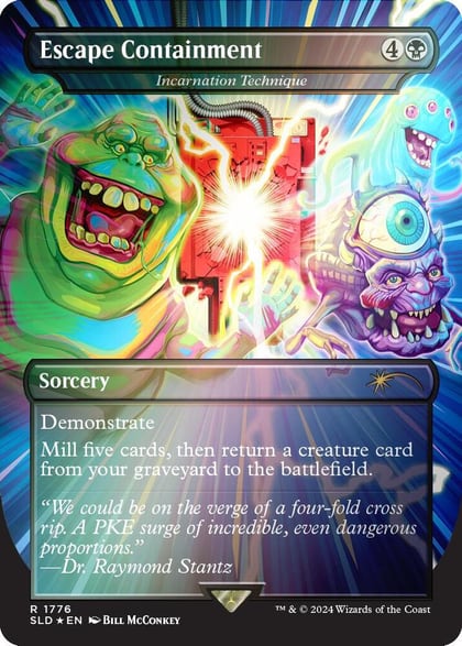 Escape Containment - Incarnation Technique (Rainbow Foil), Secret Lair Drop Series 1776