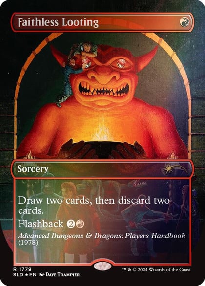 Faithless Looting (Rainbow Foil), Secret Lair Drop Series 1779