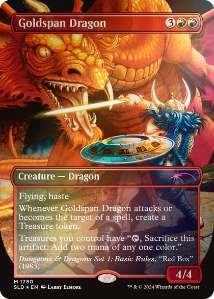 Goldspan Dragon (Rainbow Foil), Secret Lair Drop Series 1780